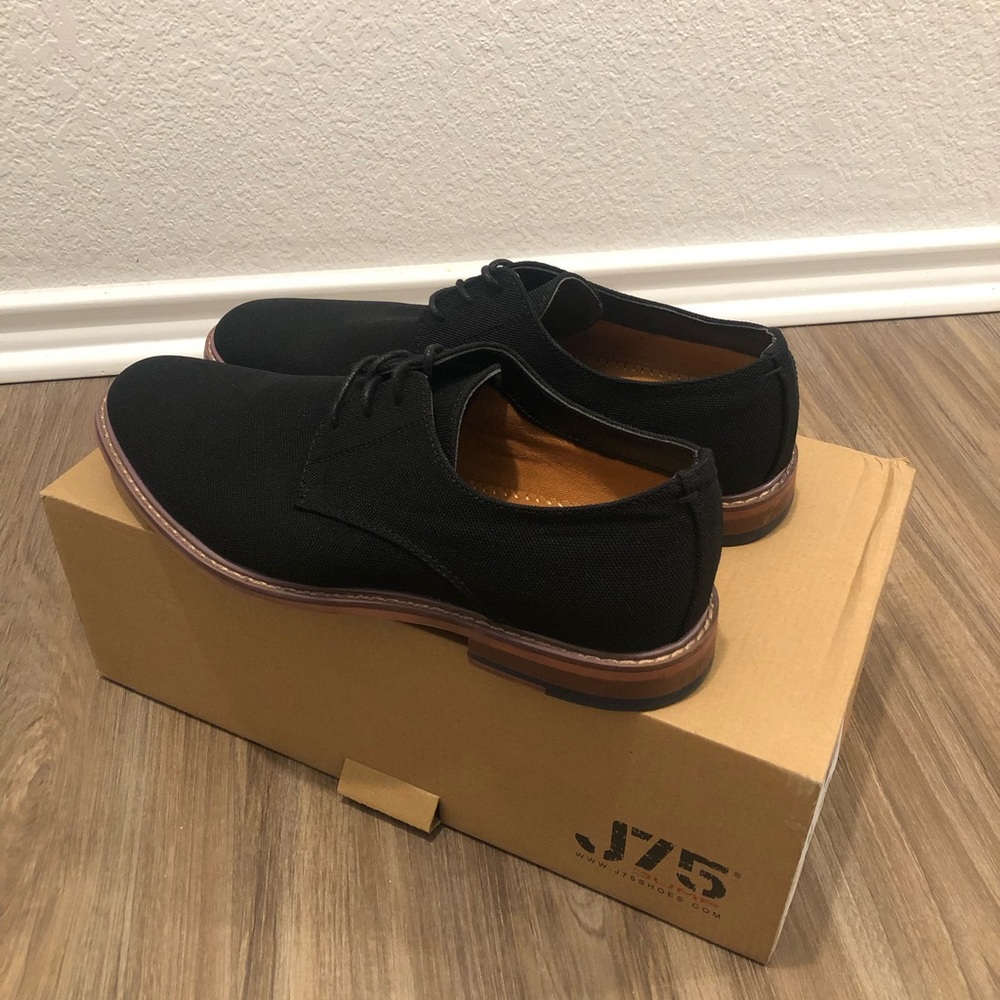 ***NEW*** MENS J75 by Jump Black/Brown Oxfords Dress Shoes